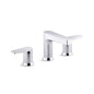 Taut™ Widespread Lavatory Faucet, ADA, 2 Handle, 3-Hole, 1.2 gpm, Polished Chrome