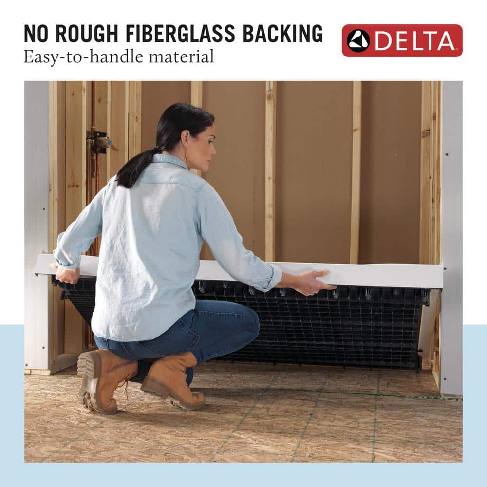 Classic 500 36 in. L x 36 in. W Alcove Shower Pan Base with Center Drain in High Gloss White