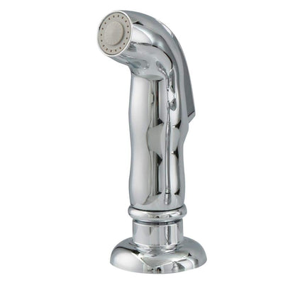 Foundations 2-Handle Standard Kitchen Faucet with Side Sprayer in Chrome