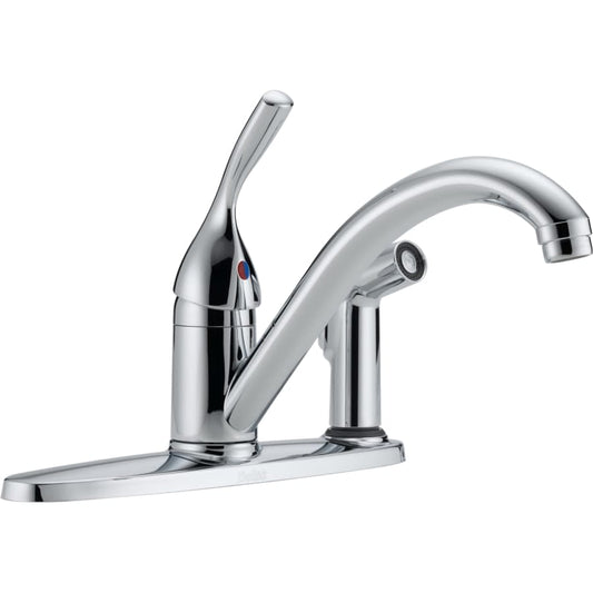 Classic Kitchen Faucet with Side Spray - Includes Lifetime Warranty