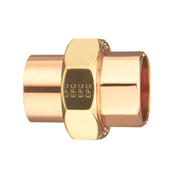 Union, 3/8 in, C, Wrot Copper