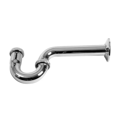 Tubular P-Trap, 1-1/4 in, 20 ga, Polished Chrome