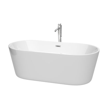 Carissa CD Freestanding Bathtub - 67W x 23H x 31.5D
