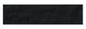 Stagecraft Matte Black Rectangle, Undulated 3X12 Matte