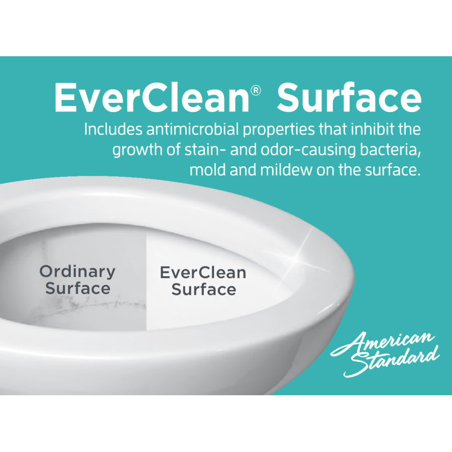 Cadet 3 Compact Elongated One-Piece Toilet with EverClean Surface and Right Height Bowl - Includes Slow-Close Seat - Right Mounted Tank Lever