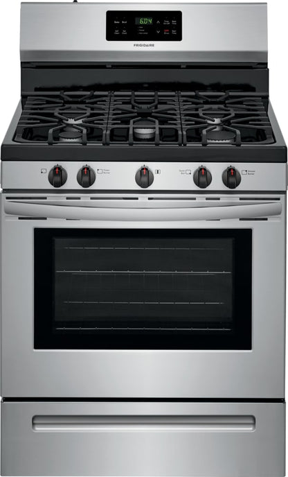 30 Inch Freestanding Gas Range with 5 Sealed Burners, 5 Cu. Ft