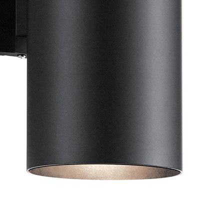 Cylinder 2 Light 15" Tall Outdoor Wall Sconce