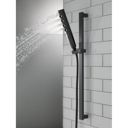 Universal Showering 1.75 GPM Multi Function Hand Shower Package with Touch-Clean and H2OkineticÂ® Technologies - Includes Slide Bar and Hose