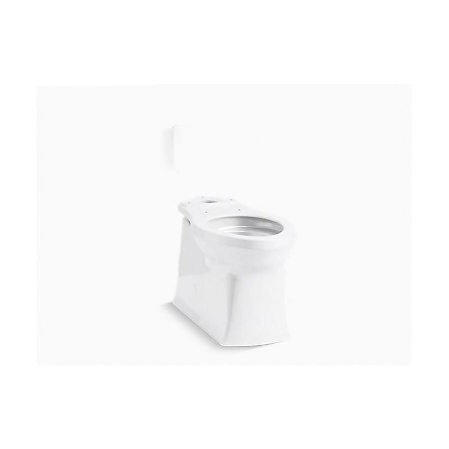 Corbelle® Toilet Bowl, Floor Mount, 12 in Rough, Elongated, White