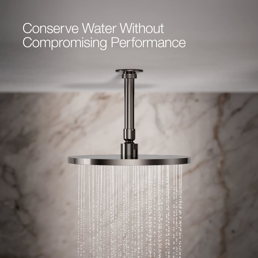 Contemporary Round 10" Single Function 1.75 GPM Rainhead with MasterClean Sprayface and Katalyst Air-Induction Technology