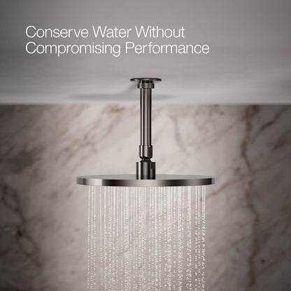 Contemporary Round 10" Single Function 1.75 GPM Rainhead with MasterClean Sprayface and Katalyst Air-Induction Technology