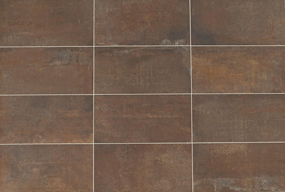 Union Rusted Brown Rectangle 24X48 Matte