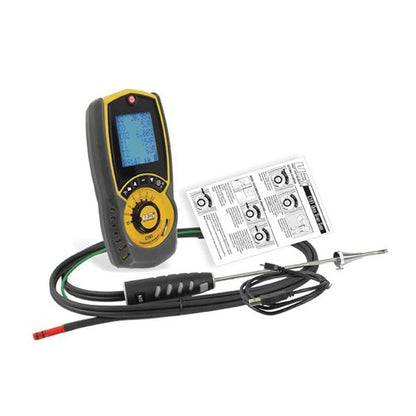 Flue Gas Combustion Analyzer With Carbon Dioxide Sensor, LCD Display, AA Battery