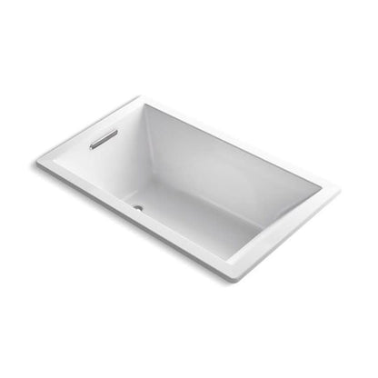 Underscore® Drop-In/Undermount Tub, 60 x 36 x 21 in, End Drain, White