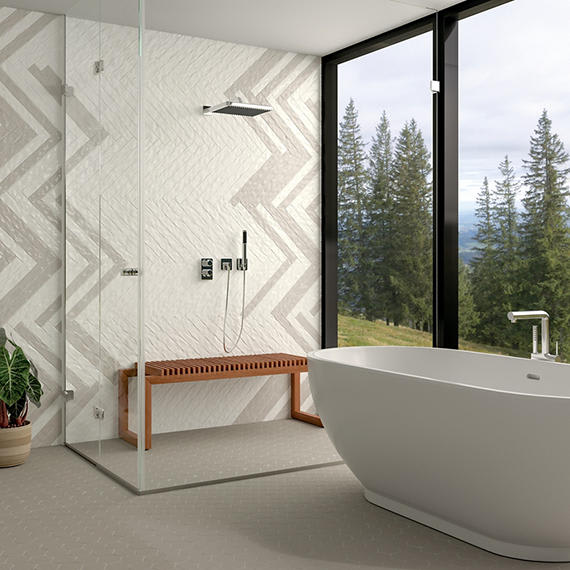 Artistic Reflections Artic Rectangle, Undulated 2X20 Glossy