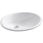Caxton 17" Undermount Bathroom Sink with Glazed Underside