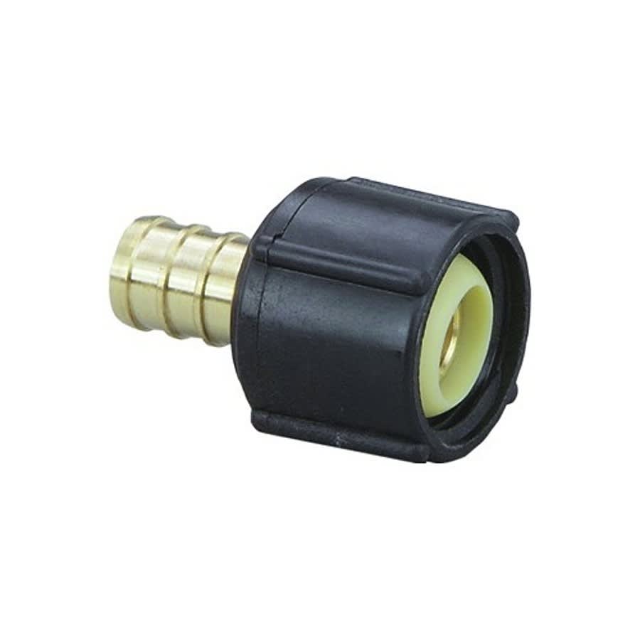 PureFlow® Adapter, 3/8 x 1/2 in, Crimp PEX x Lav, Brass