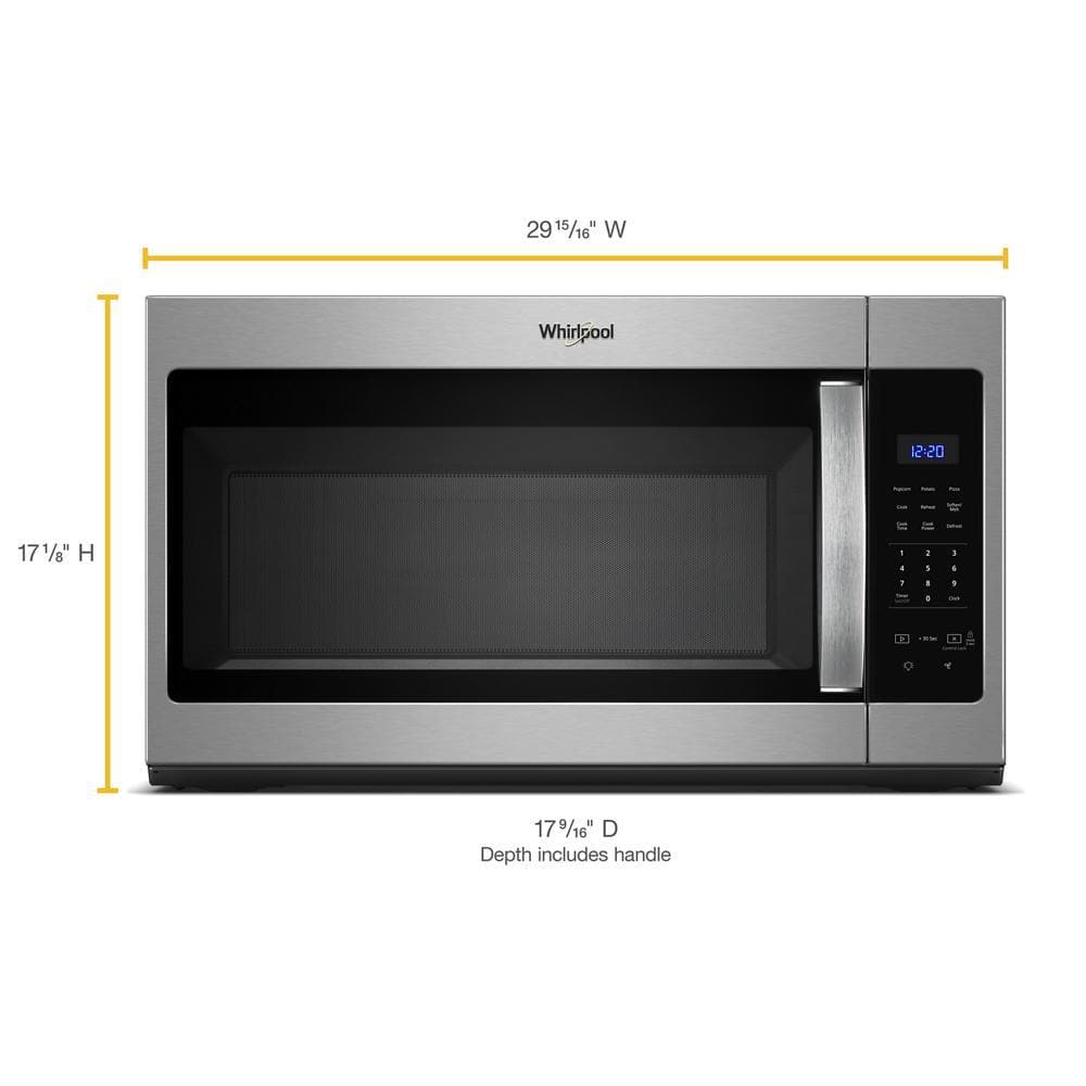 1.7 cu. ft. Over the Range Microwave in Stainless Steel with Electronic Touch Controls