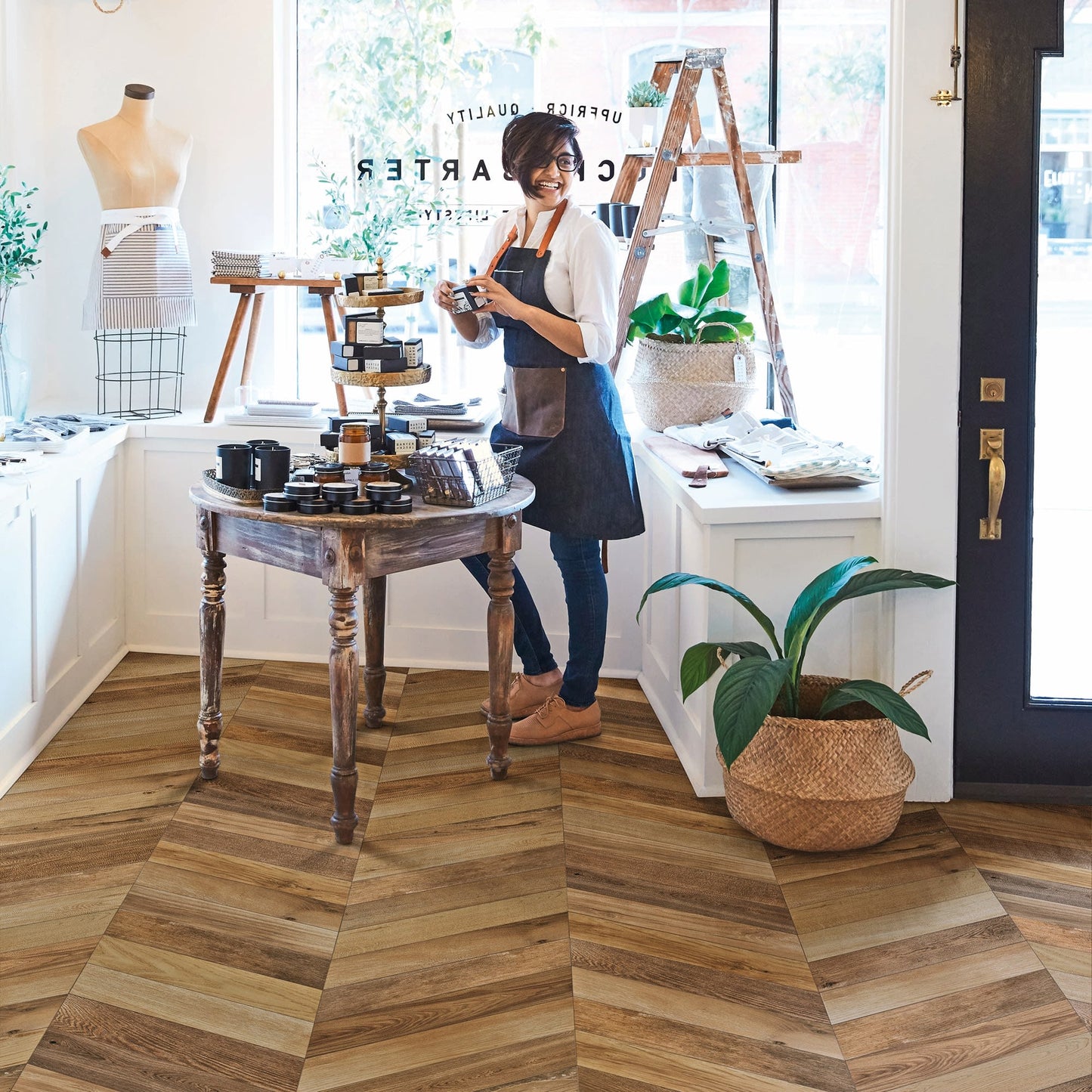 Treverksoul Brown Chevron 4X21 Matte