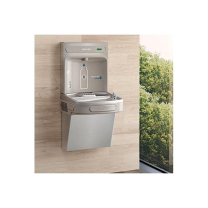 Cooler Only, Electronic Front and Side Bubbler Pushbar Operation, 1 Station