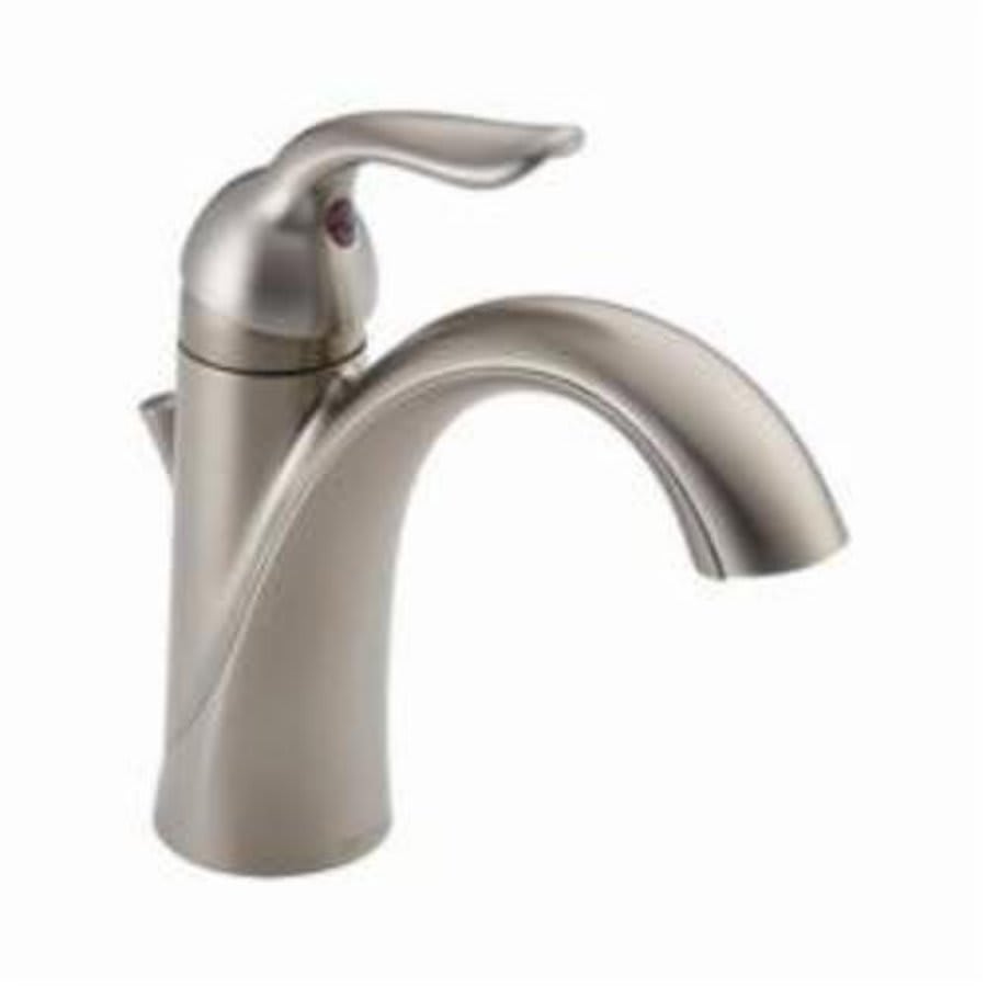 Lahara® Single Hole or Centerset Lavatory Faucet, ADA, 1 Handle, 1 or 3-Hole, 1.2 gpm, Stainless