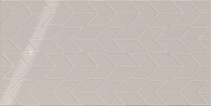 Showscape Soft Gray Rectangle, Brushstroke 12X24 Textured