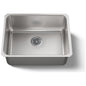 Undertone 23" Single Basin Under-Mount 18-Gauge Stainless Steel Kitchen Sink with SilentShield