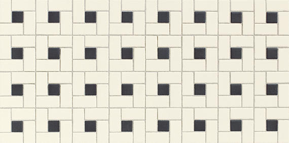 Keystones Biscuit/Black Dot Windmill 1X2 Matte