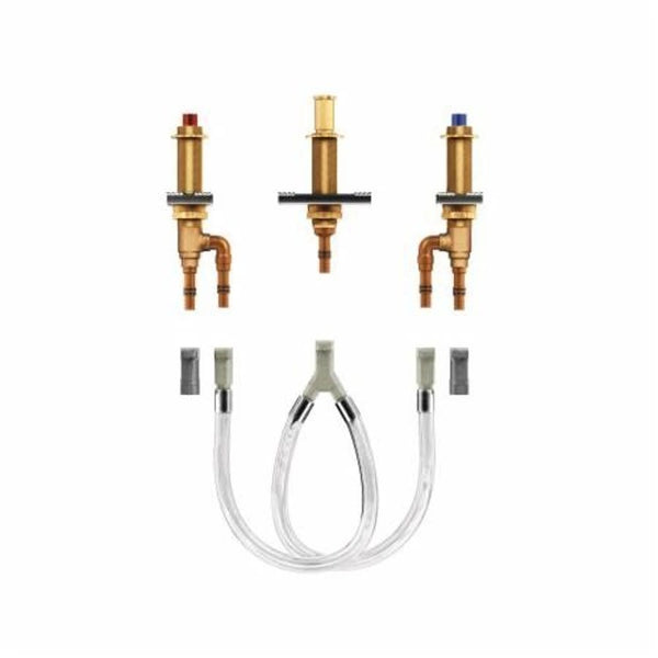 Adjustable Roman Tub Valve, 1/2 in, Crimp Ring PEX/CPVC, Metal Body