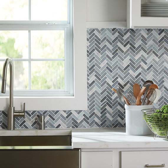 Serentina Zen Herringbone 5/8X2 Glossy