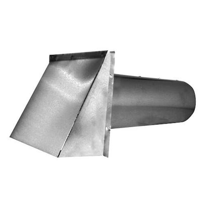 Dryer Vent, 7 in, Steel, 28 ga