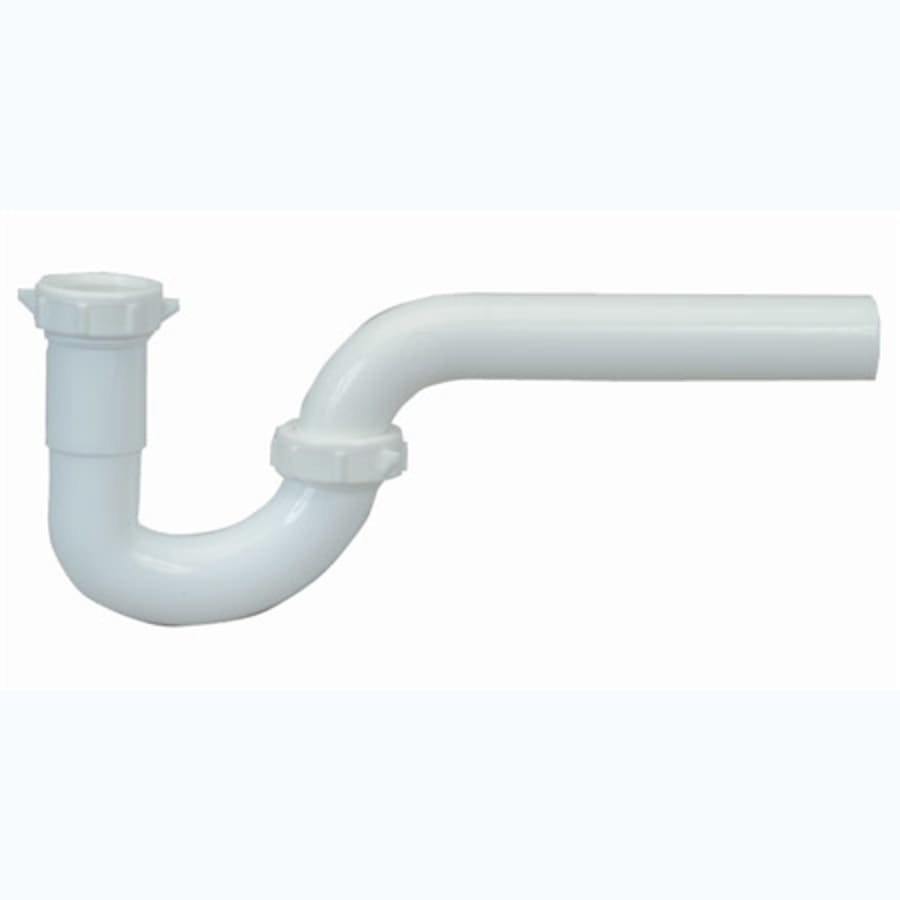 11-1/4" Plastic SJ Tubular P-Trap (1-1/4" X 1-1/4" Connections)