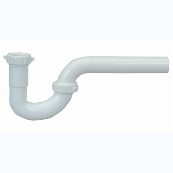 100 Series 1-1/4" Plastic Slip Joint Tubular P-Trap