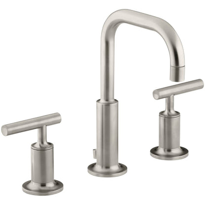 Purist 1.2 GPM Widespread Bathroom Faucet with Pop-Up Drain Assembly