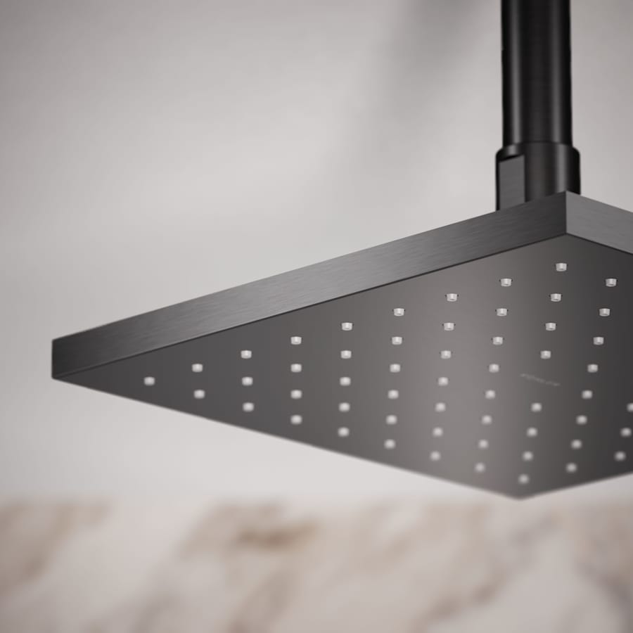 Contemporary Square 8" Single Function 2.5 GPM Rainhead with MasterClean Sprayface and Katalyst Air-Induction Technology