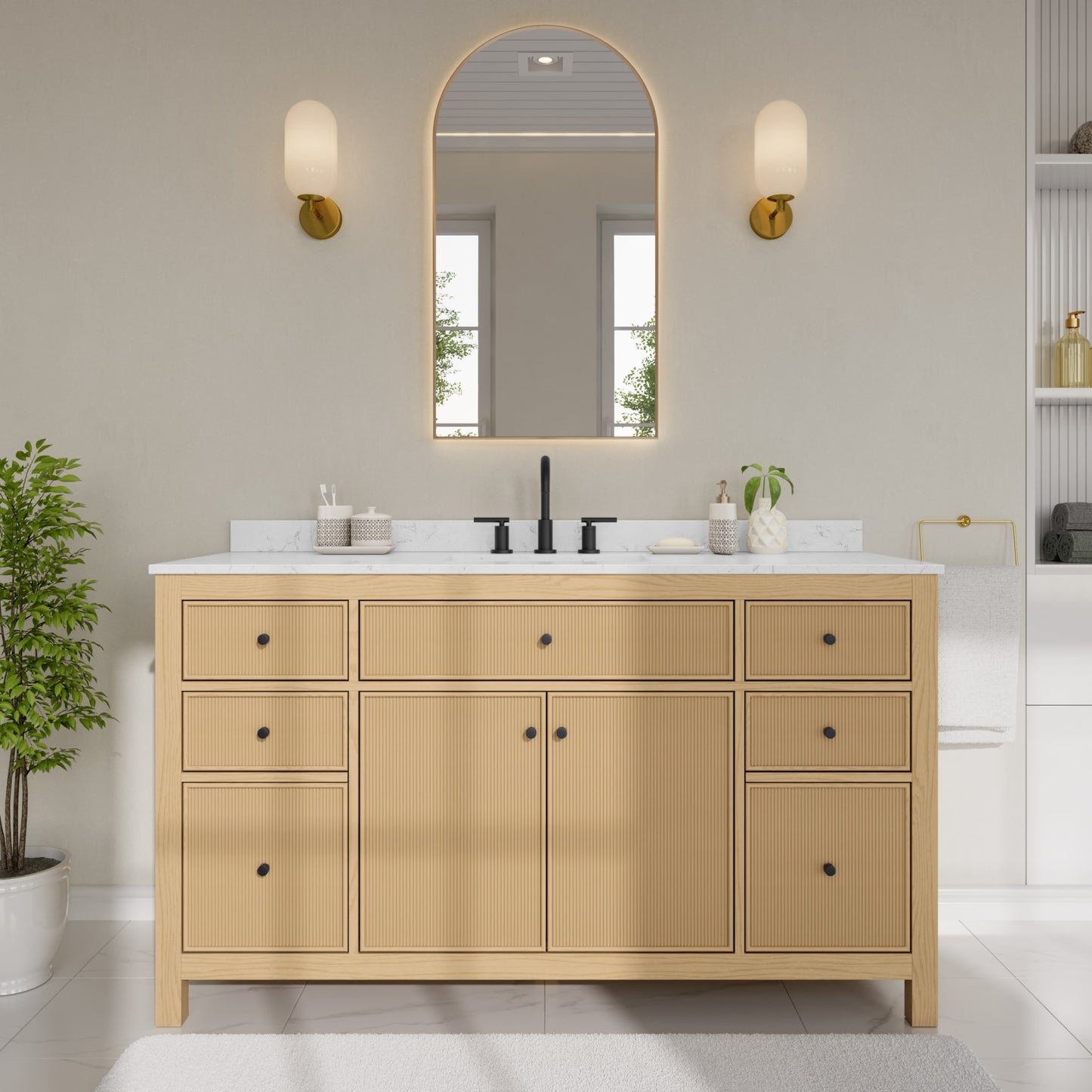 Pendry Single Bathroom Vanity - 60W x 35H x 22D