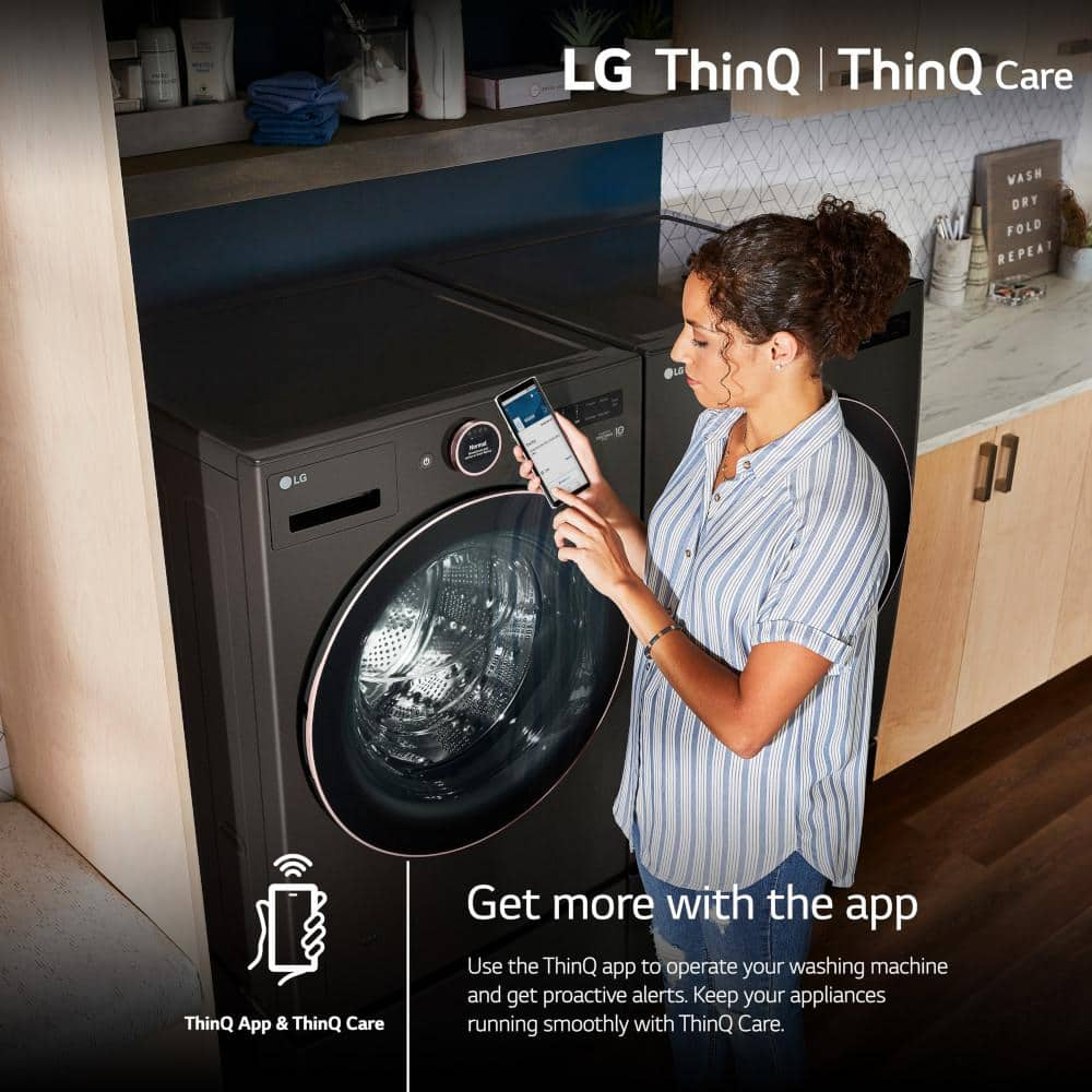 5.0 Cu. Ft. Mega Capacity Smart Front Load Energy Star Washer With Turbowash® 360° And Ai Dd® Built-In Intelligence