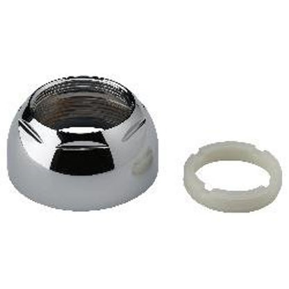 Replacement Cap Assembly With Adjusting Ring, For Use With 1-Handle Kitchen Faucet, Polished Chrome