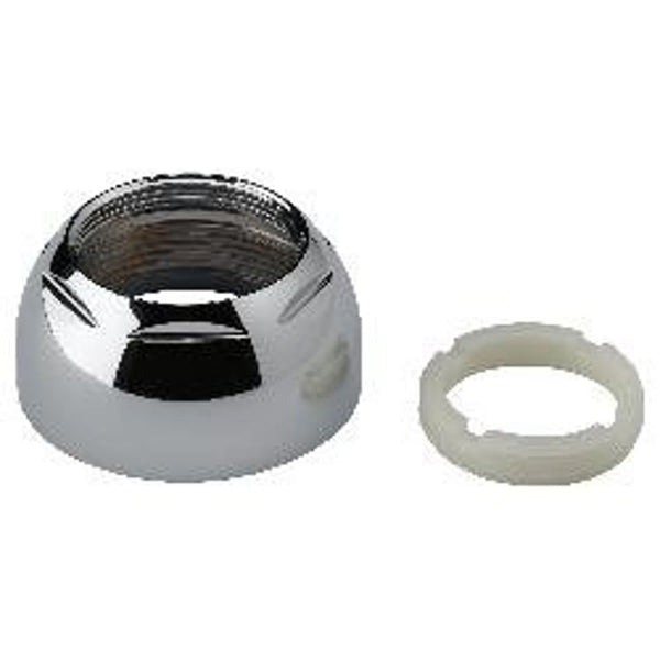 Replacement Cap Assembly With Adjusting Ring, For Use With 1-Handle Kitchen Faucet, Polished Chrome