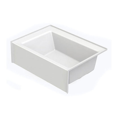 Everyday Alcove Tub, 60 x 42 x 18 in, Right Hand Drain, White