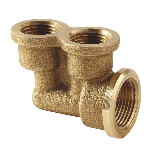 Twin Elbow For Tub/Shower with Diverter Spout 1/2 in, NPT