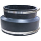 Transition Coupling, 10 in, Clay x Cast Iron/Plastic, Flexible PVC