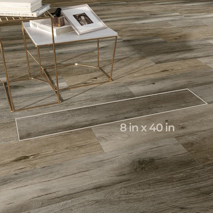 Selva Ash 8 in. x 40 in. Wood Look Porcelain Floor and Wall Tile (12.92 sq. ft./Case)