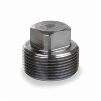 Square Head Plug, 3/8 in, MNPT, SCH 80/XH, Forged Steel, 3000 lb