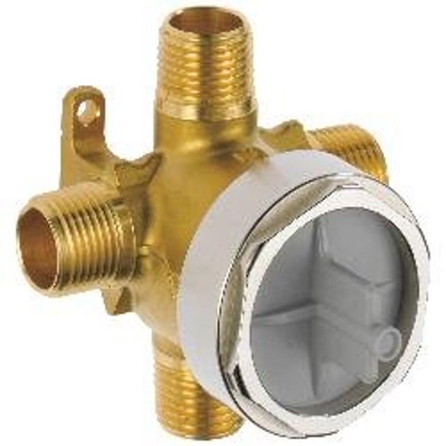 3-Port Rough-In Valve Body, 200 psi, Forged Brass Body