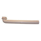 Tubular Waste Arm, 1-1/2 in, Tube x Slip Joint, Black