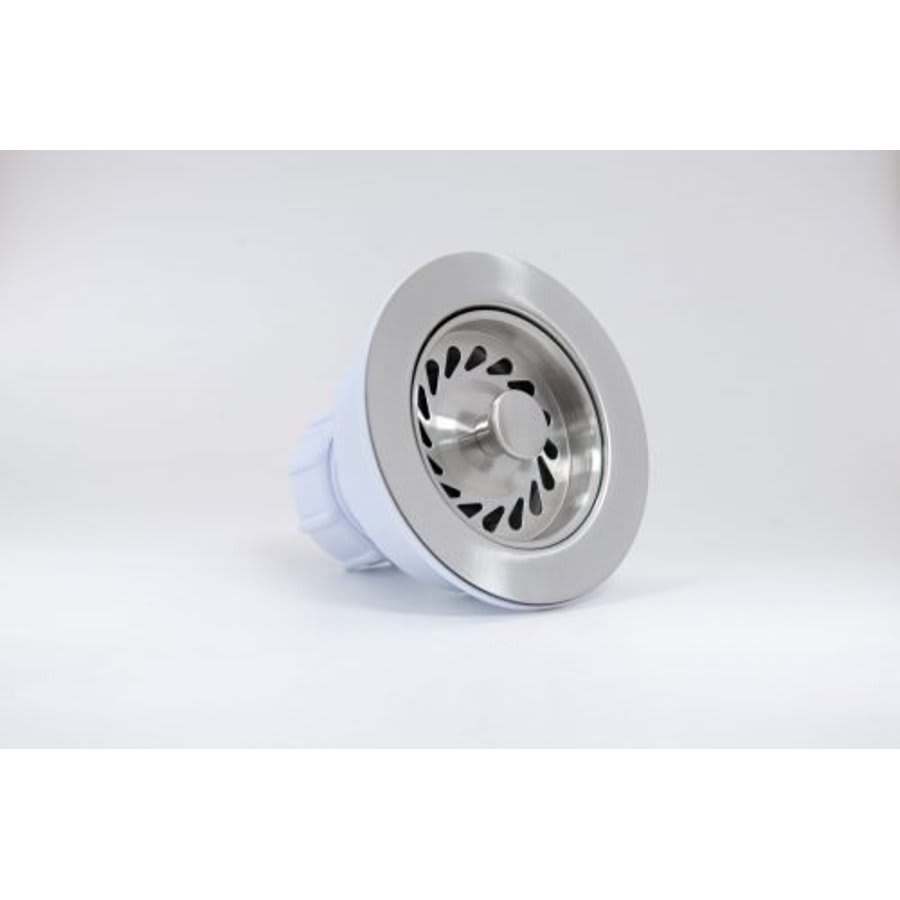 Basket Strainer Brushed Sstl, Brushed Stainless Steel