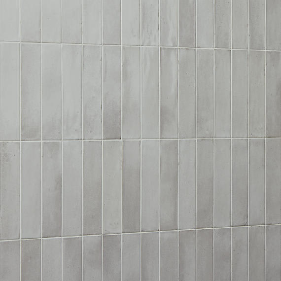 Rice Grigio Rectangle 2X6 Glossy