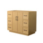 Elan Single Bathroom Vanity with Toe Kick - 41W x 34.25H x 21.5D