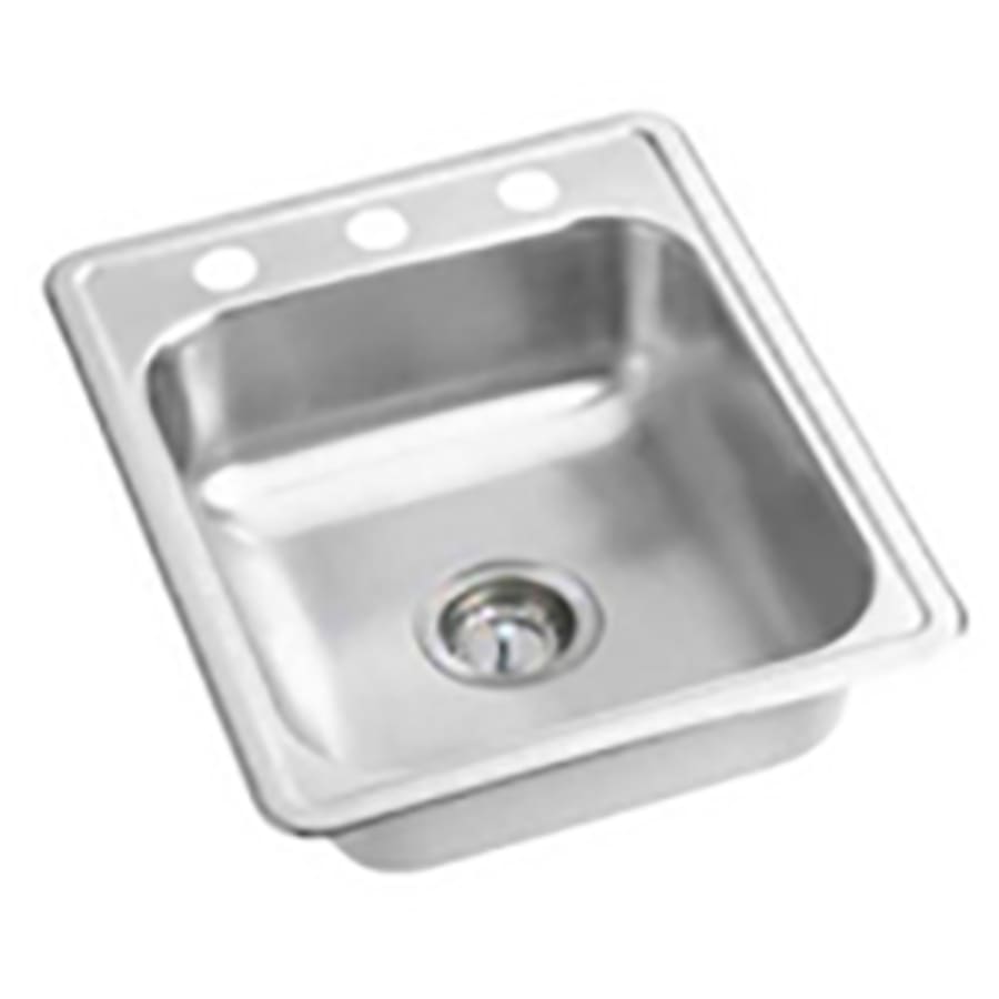 Bealeton 17" Drop In Single Basin Stainless Steel Kitchen Sink